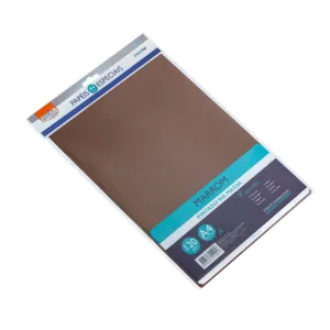 Cartulina A4 120gr paquete 20 hojas marrón