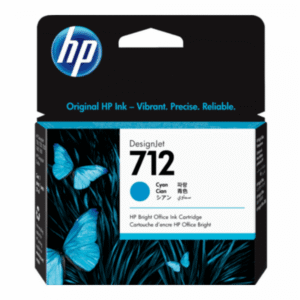 Cartucho de tinta HP 712 cian