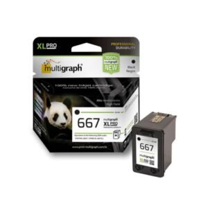 Cartucho de tinta MULTIGRAPH 667XL para HP – Negro