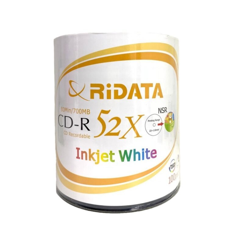 Disco CD-R 700MB. Ridata printable - Ofimarket Paraguay