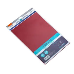 Cartulina A4 180gr paquete 10 hojas rojo