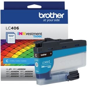 Cartucho Tinta Brother LC406 Cian