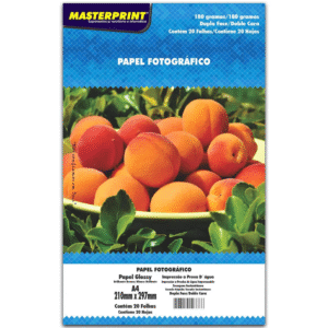 Papel Fotografico A4 180Gr doble cara